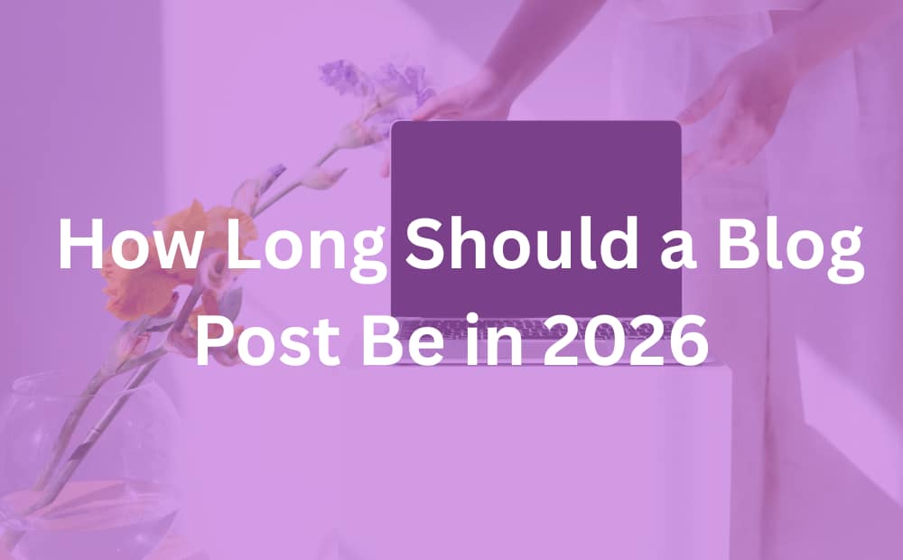 How long should a Blog post be.