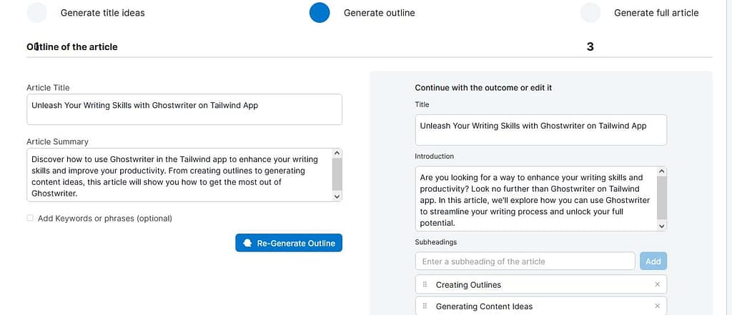 How to use Ghostwriter in the Tailwind app - Eleftheria Business PR