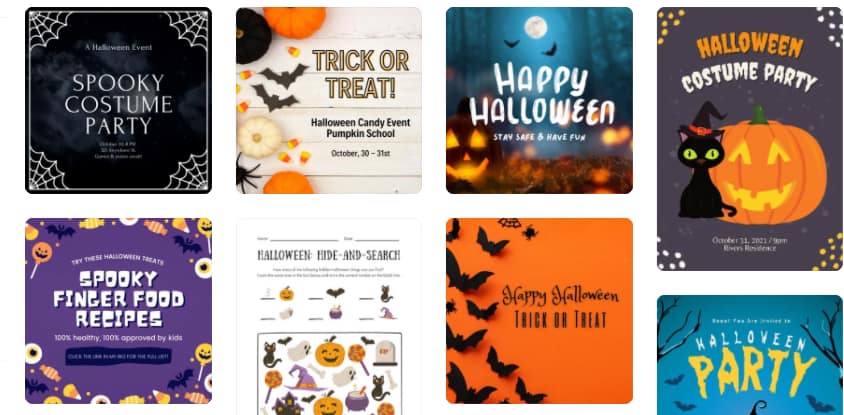 Halloween flyer template